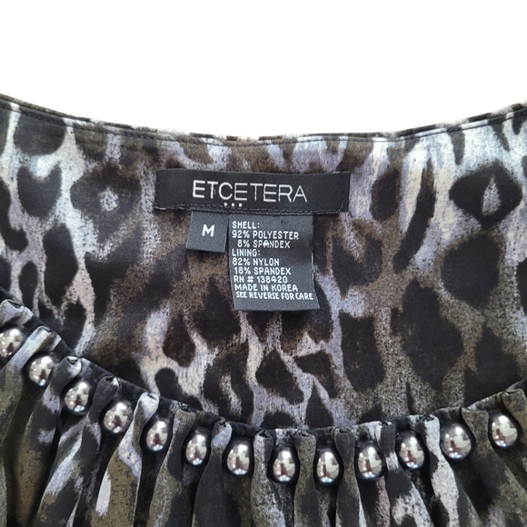 Etcetera Women's Leapard Tank - Picture 2 of 3